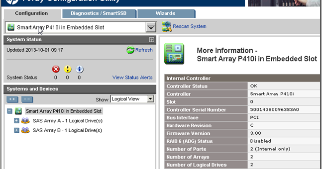 Hp smart array p410 firmware
